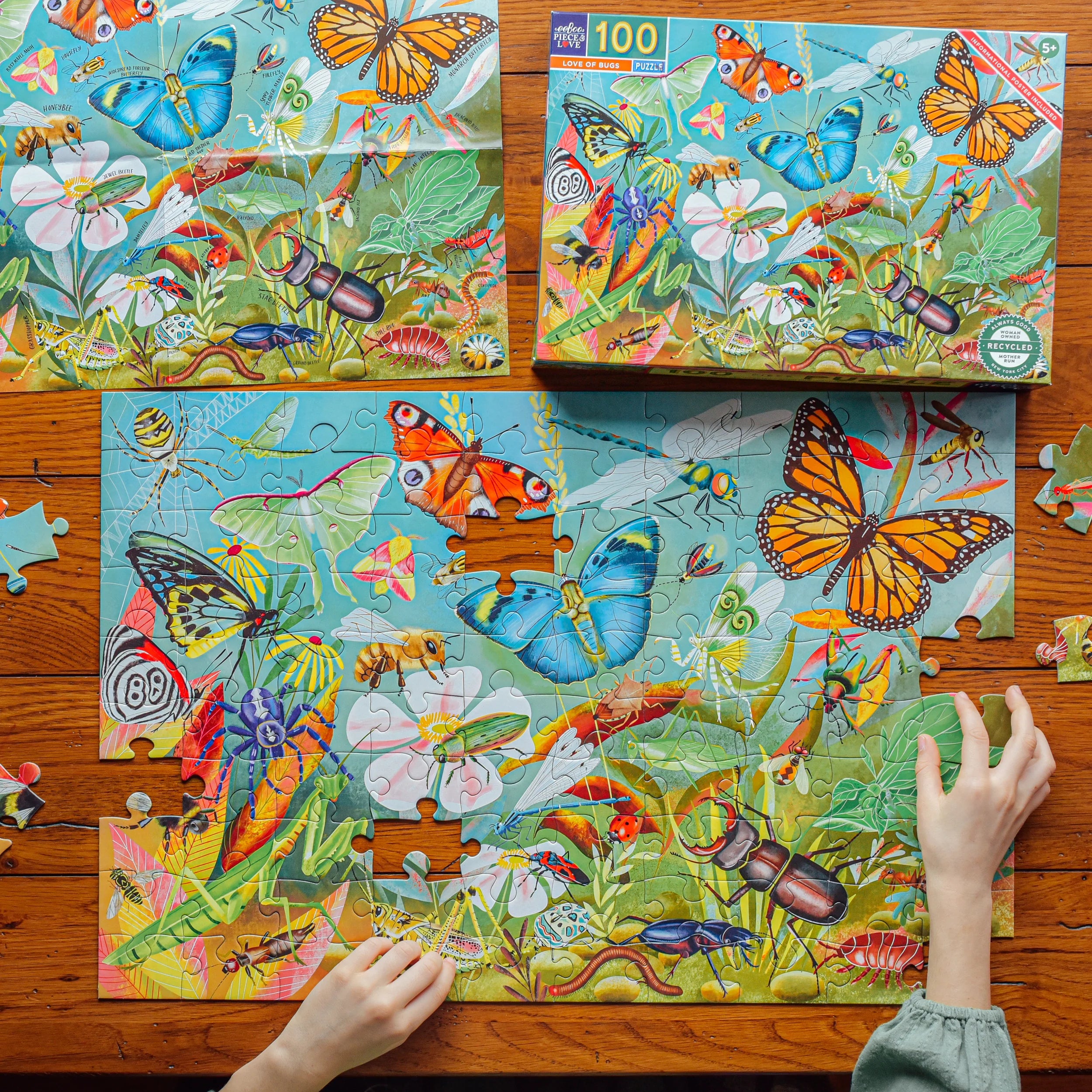 Love of Bugs 100 Pc Puzzle