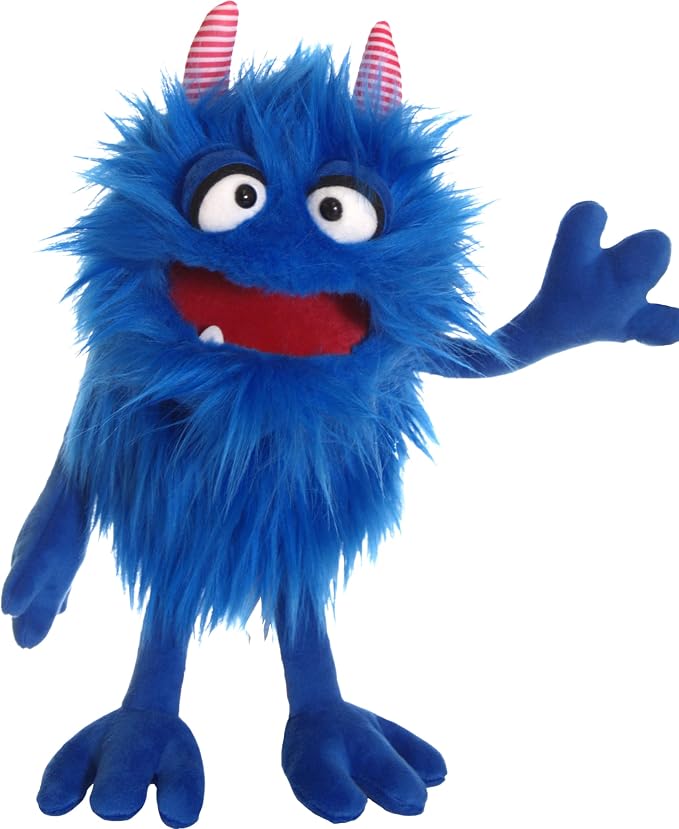 Mack 14" Blue Monster to Go Hand Puppet