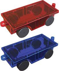 Magna-Tiles Cars Purple & Red 2 Piece Expansion