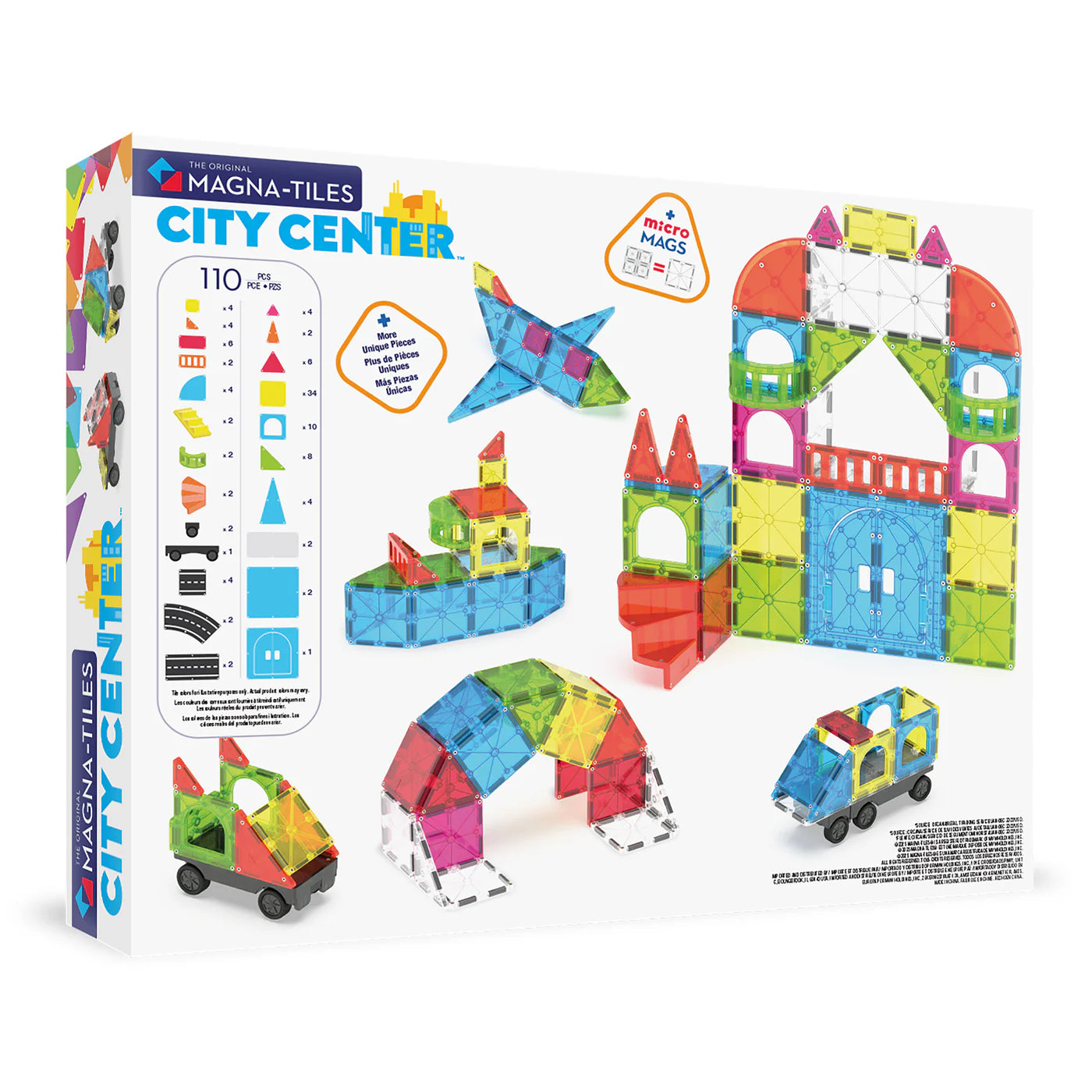 Magna-Tiles City Center 110 Piece Set