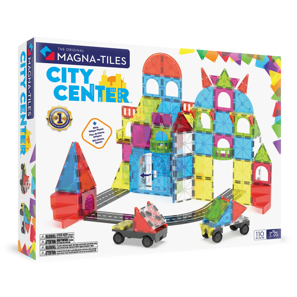 Magna-Tiles City Center 110 Piece Set — Piccolo Mondo Toys