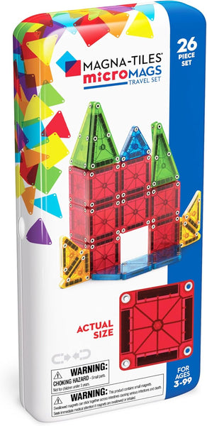 Magna-Tiles® MicroMAGS 26 Piece Travel Set — Piccolo Mondo Toys