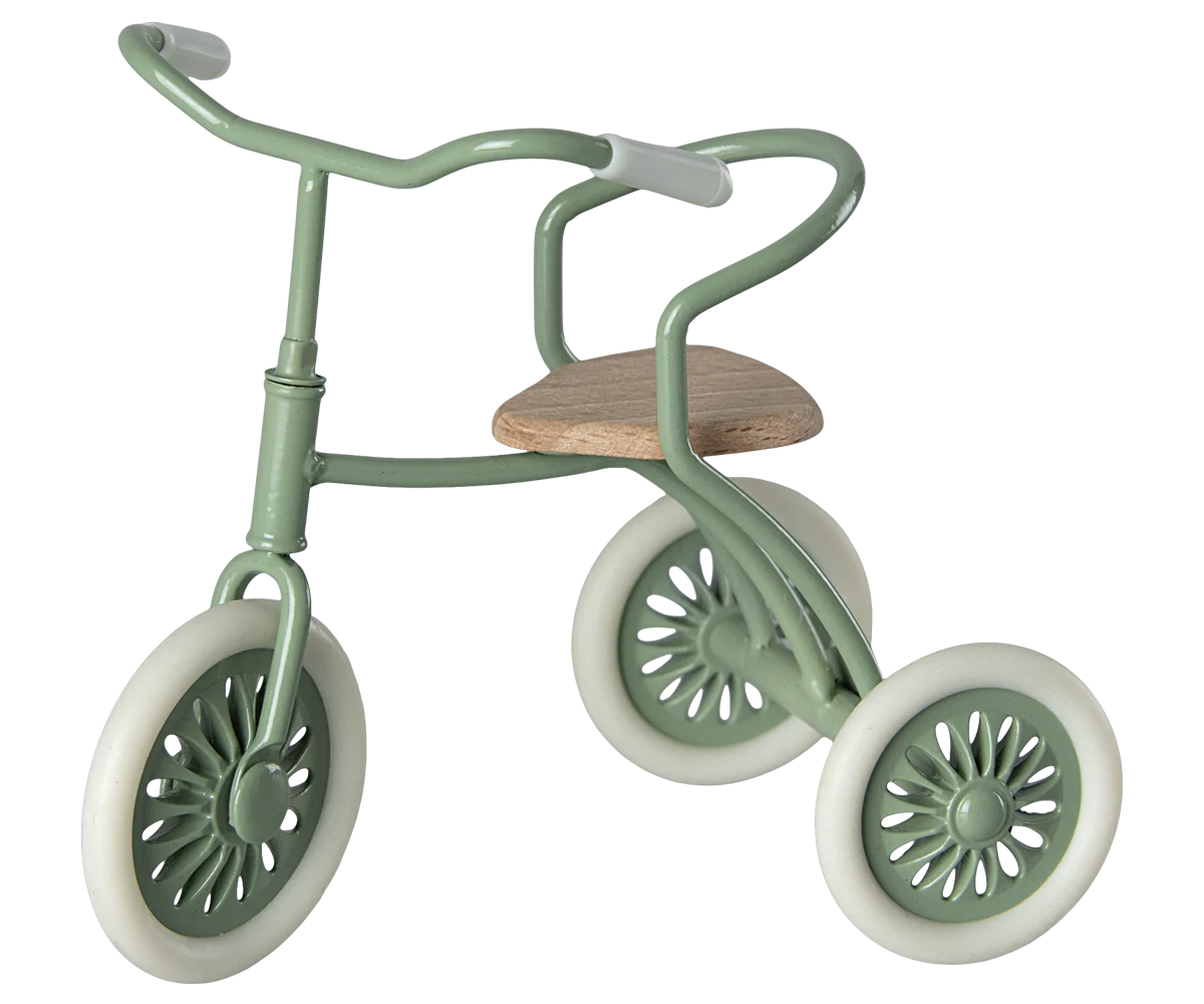 Maileg Abri à Tricycle for Mouse in Green