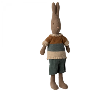 Maileg Brown Rabbit Size 2 in Shirt & Shorts