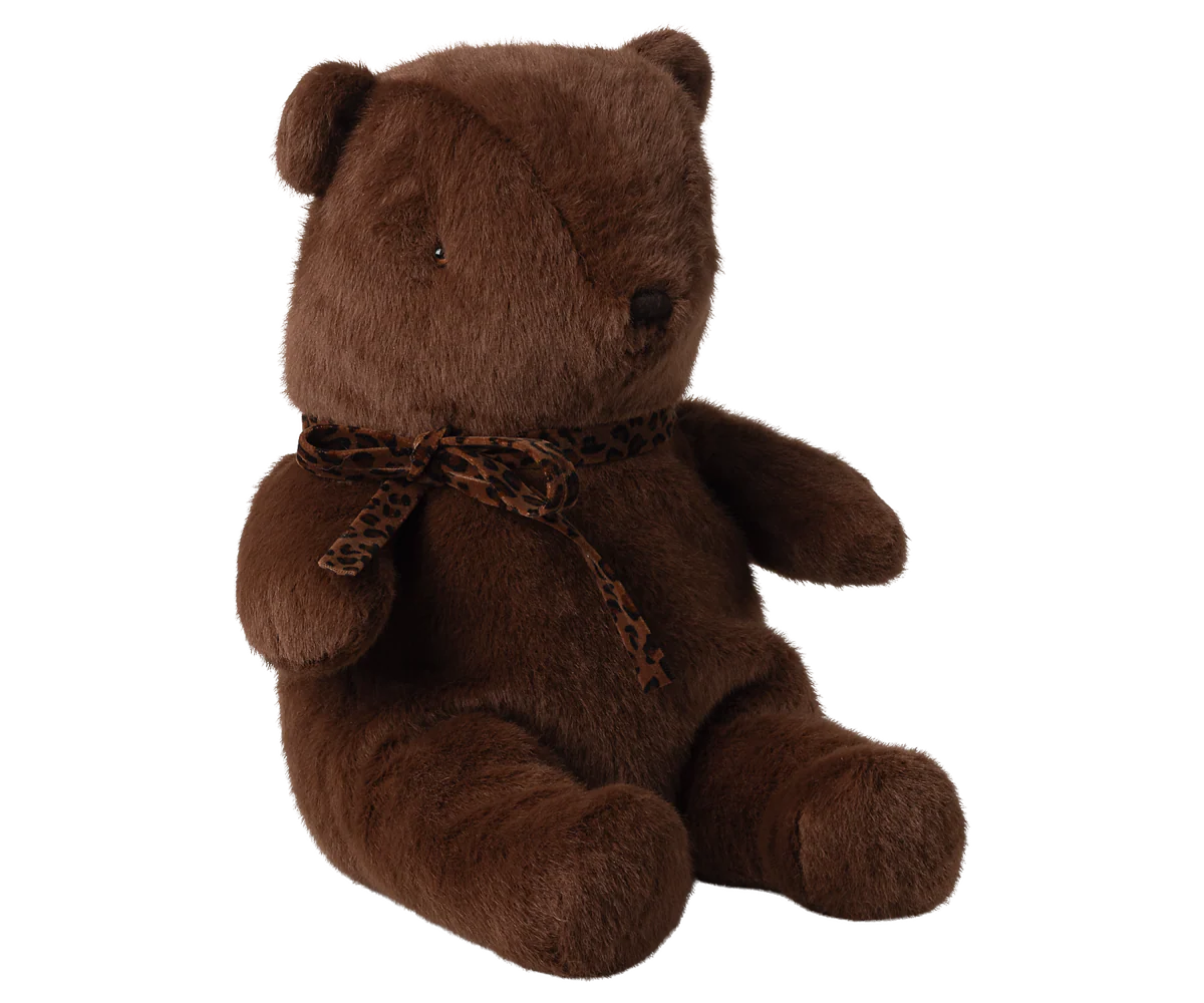 Maileg Dark Chocolate Medium Teddy Bear Plush
