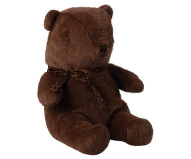 Maileg Dark Chocolate Medium Teddy Bear Plush

