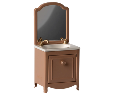 Maileg Dark Powder Sink Dresser for Mouse