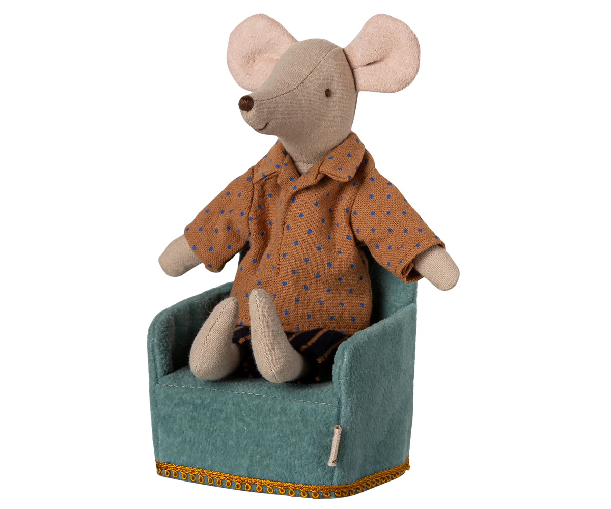 Maileg Folding Chair for Mouse in Mint