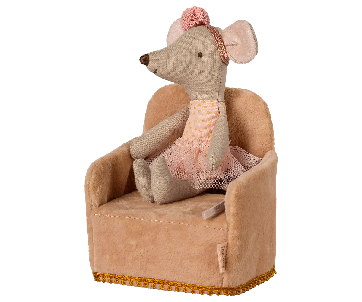 Maileg Folding Chair for Mouse in Powder