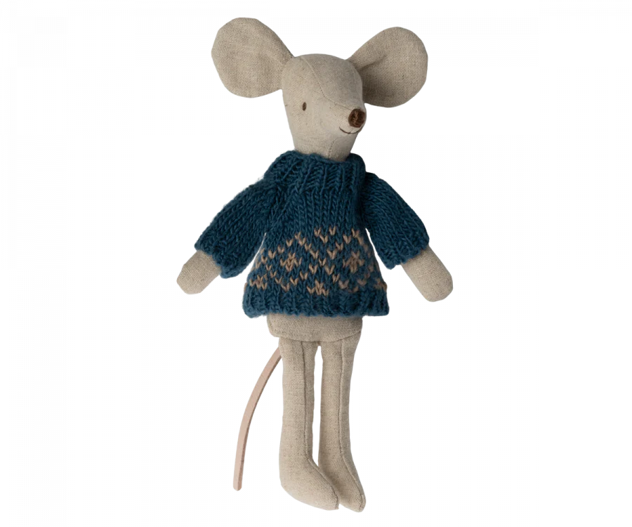 Maileg Knitted Sweater for Dad Mouse