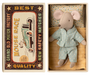 Maileg Little Brother Mouse in Matchbox