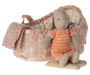 Maileg Micro Bunny in Carry Cot