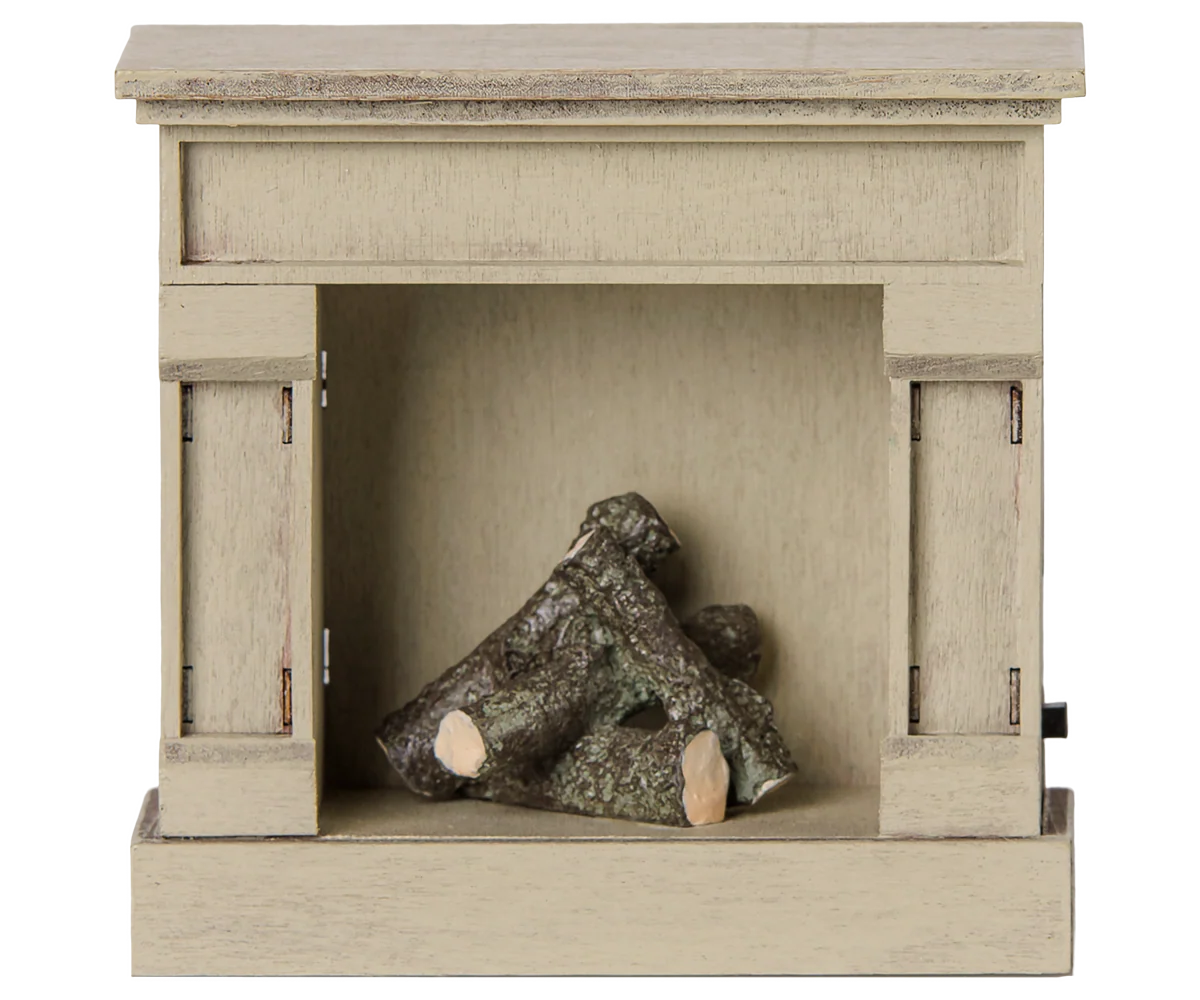 Maileg Off White Fireplace for Mouse