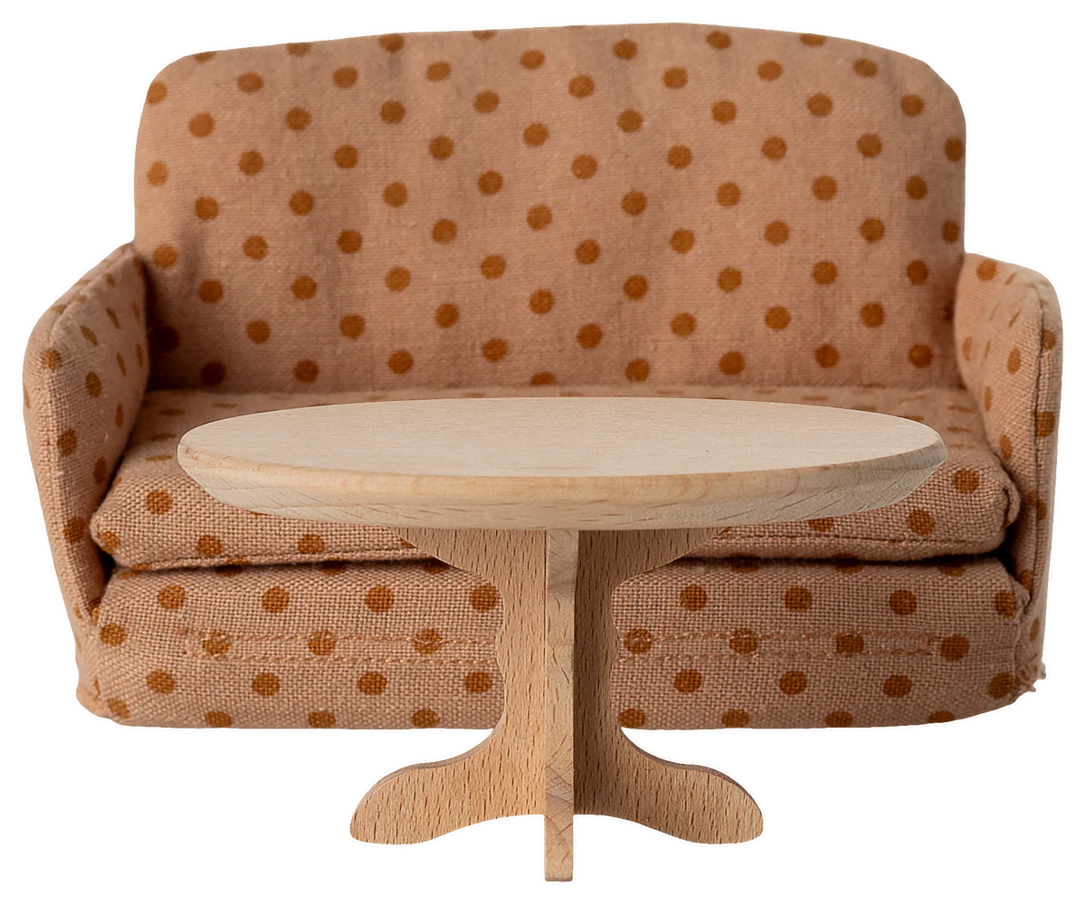 Maileg Oval Coffee Table for Mouse