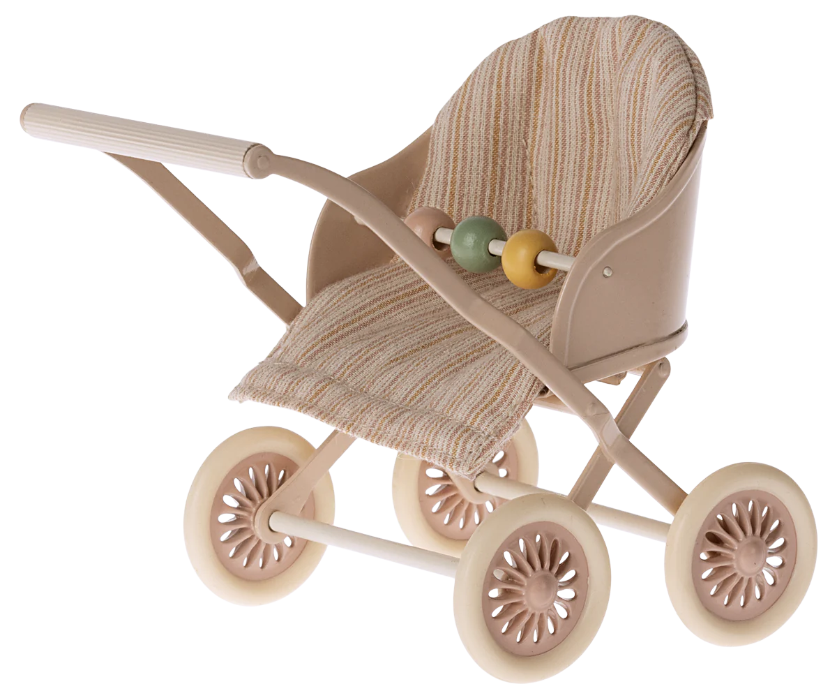 Maileg Rose Baby Stroller