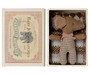 Maileg Rose Sleepy Wakey Baby Mouse in Matchbox