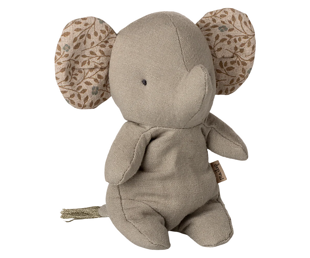 Maileg Safari Friends Mini Elephant in Iron Grey