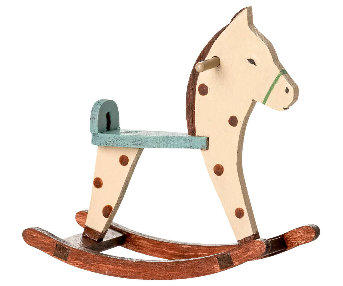 Maileg Spotted Rocking Horse for Mouse