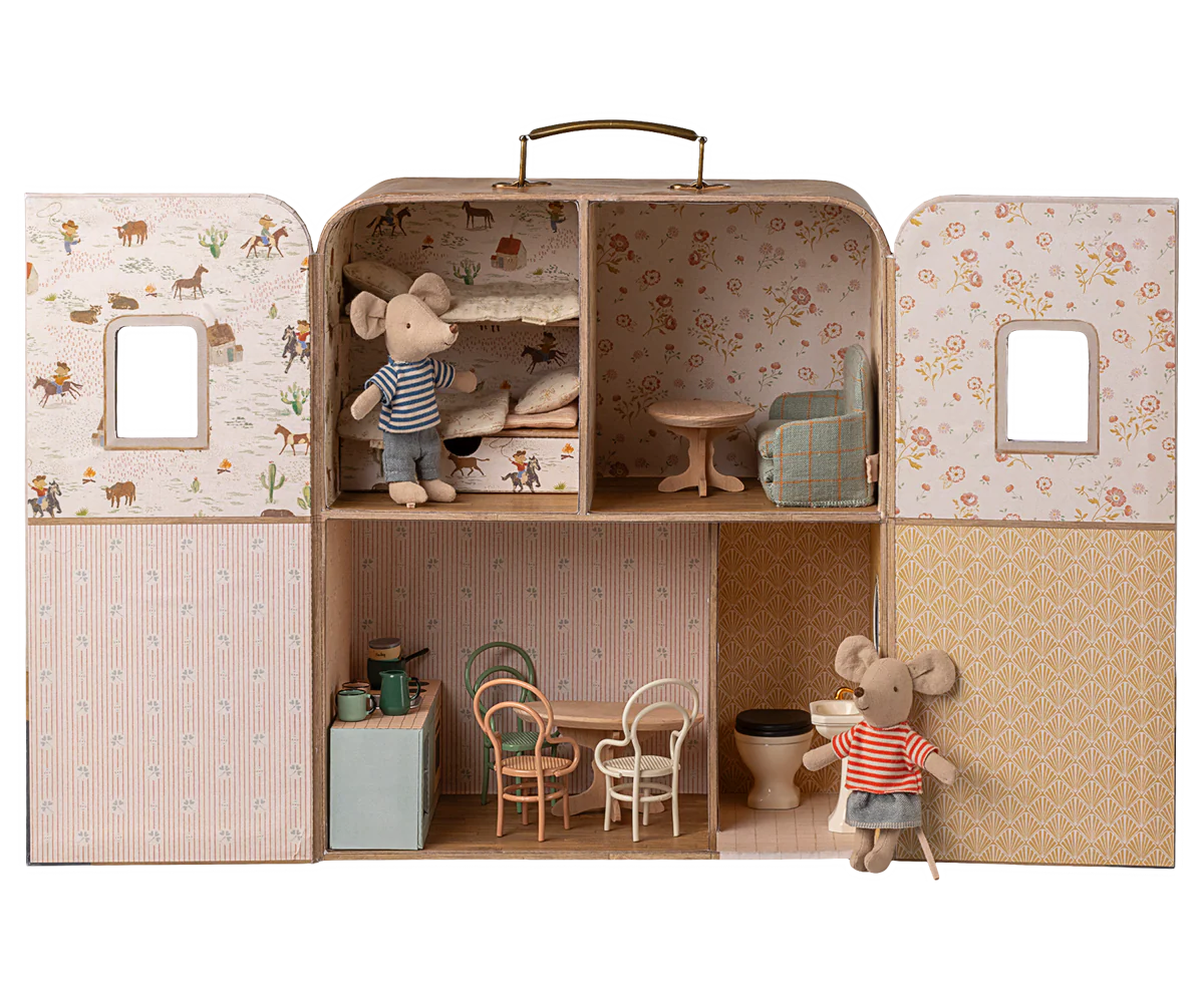 Maileg SuitCasa for Little Sister & Brother Mouse