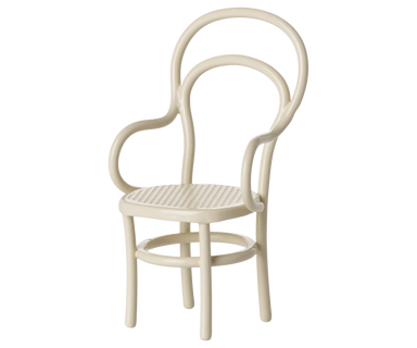 Maileg Vintage Chair in Off White for Mouse