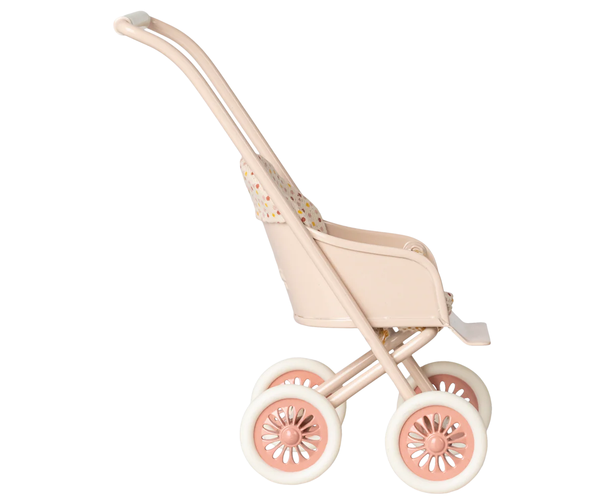 Maileg Micro Stroller in Powder