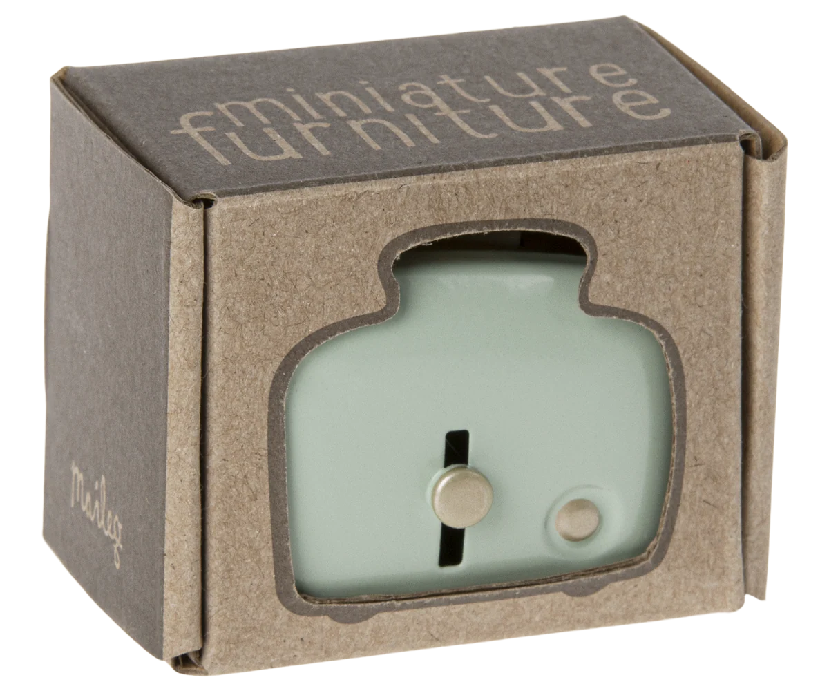 Maileg Miniature Toaster & Bread in Mint