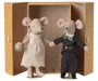 Maileg Mum & Dad Wedding Mice Couple in Box