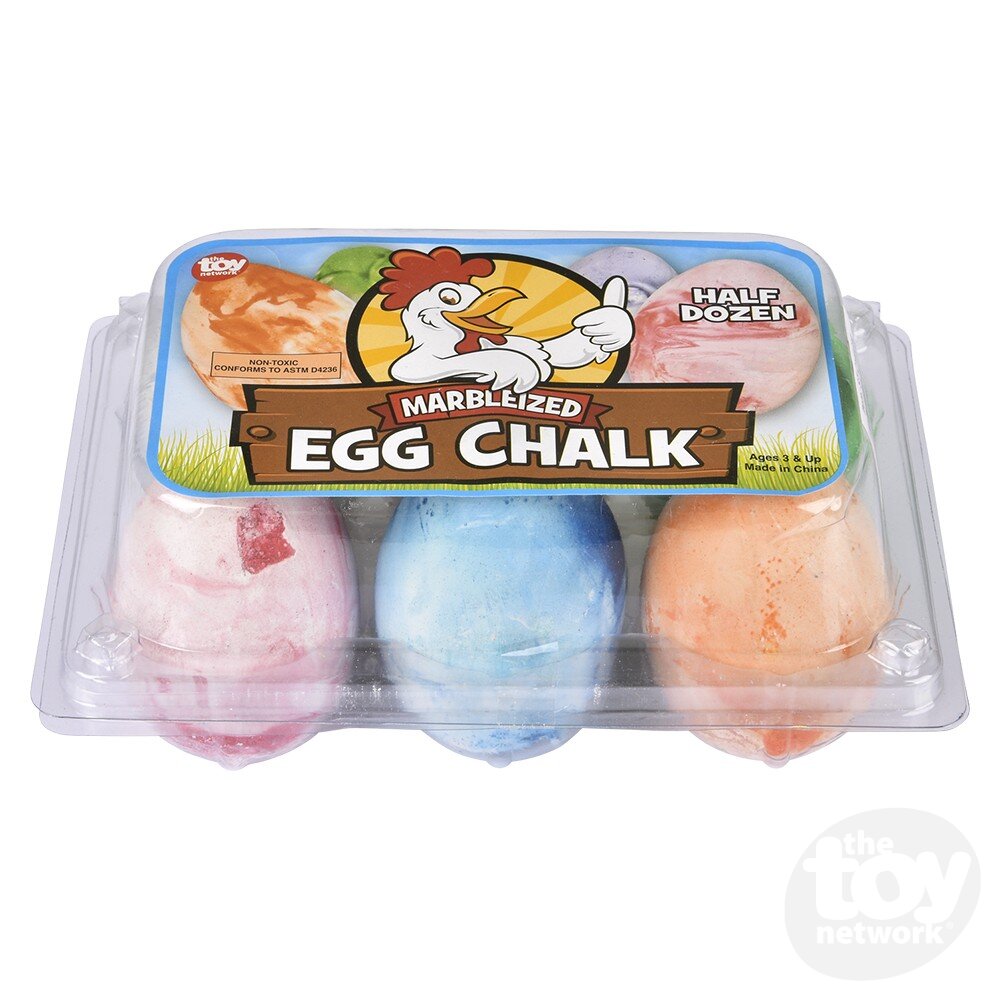 Marbleized Eggs Sidewalk Chalk