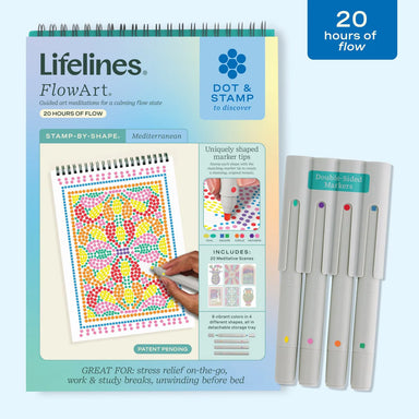 Mediterranean FlowArt Stamp by Shape