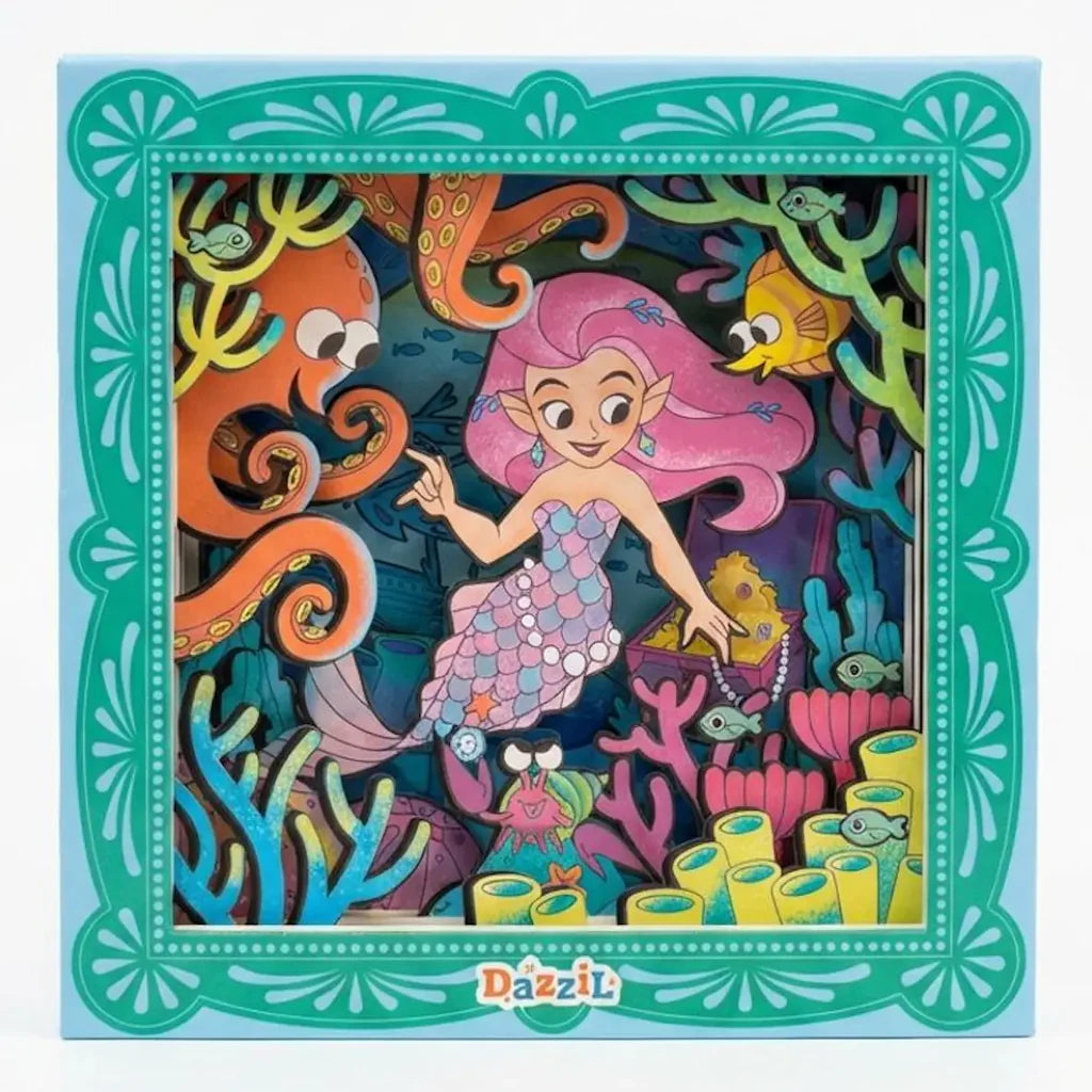 Mermaid 3D Coloring Slide Kit