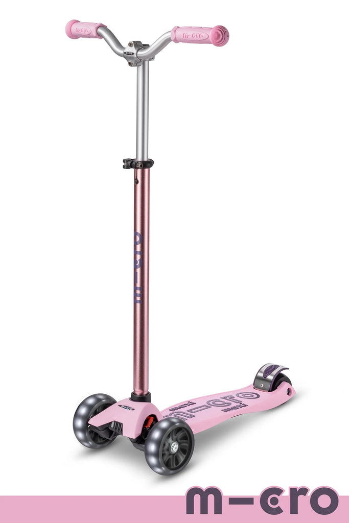 MicroMaxiProRosePinkLEDScooter
