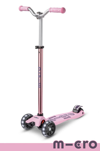 Micro Maxi Pro Rose Pink LED Scooter