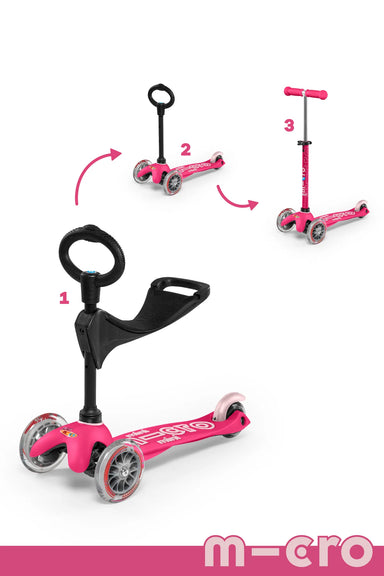 Micro Mini 3-in-1 Deluxe Scooter Pink