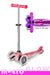 Micro Mini Glow Plus LED Frosty Pink Scooter