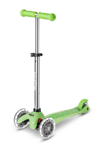 Micro Mini Glow Plus LED Icy Lime Scooter