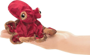Mini Red Octopus Puppet
