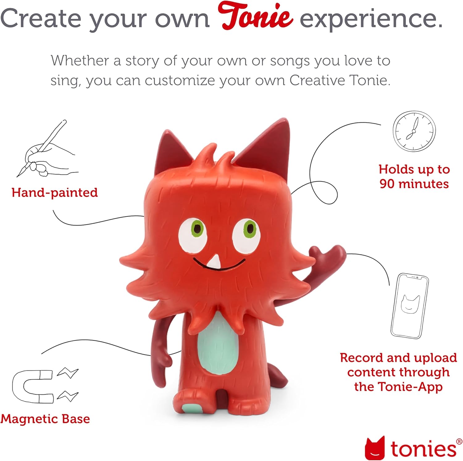 Red Monster Creative Tonie