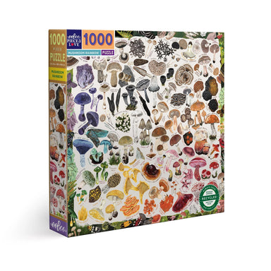 Mushroom Rainbow 1,000 Piece Square Puzzle