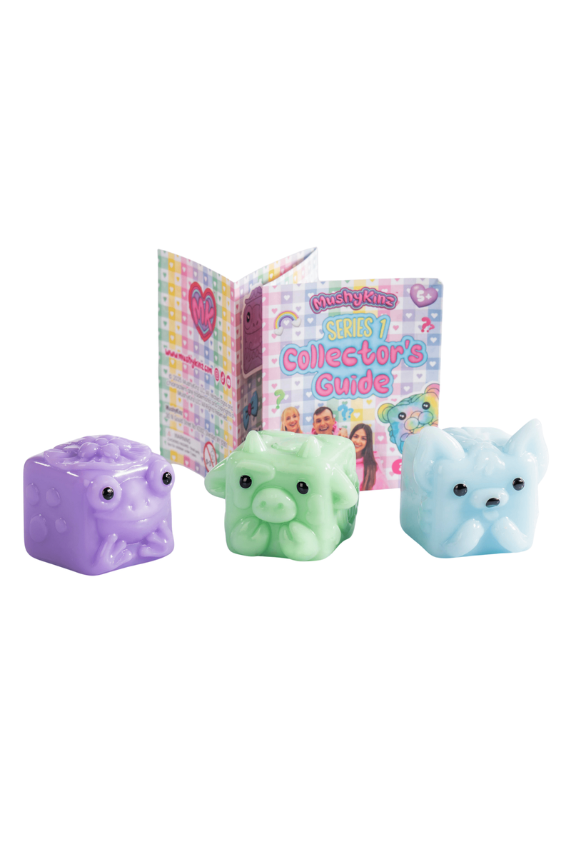 MushyKinz Mystery 3 Pack Squishy Collectible Figure