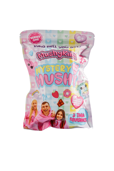 MushyKinz Mystery 3 Pack Squishy Collectible Figure