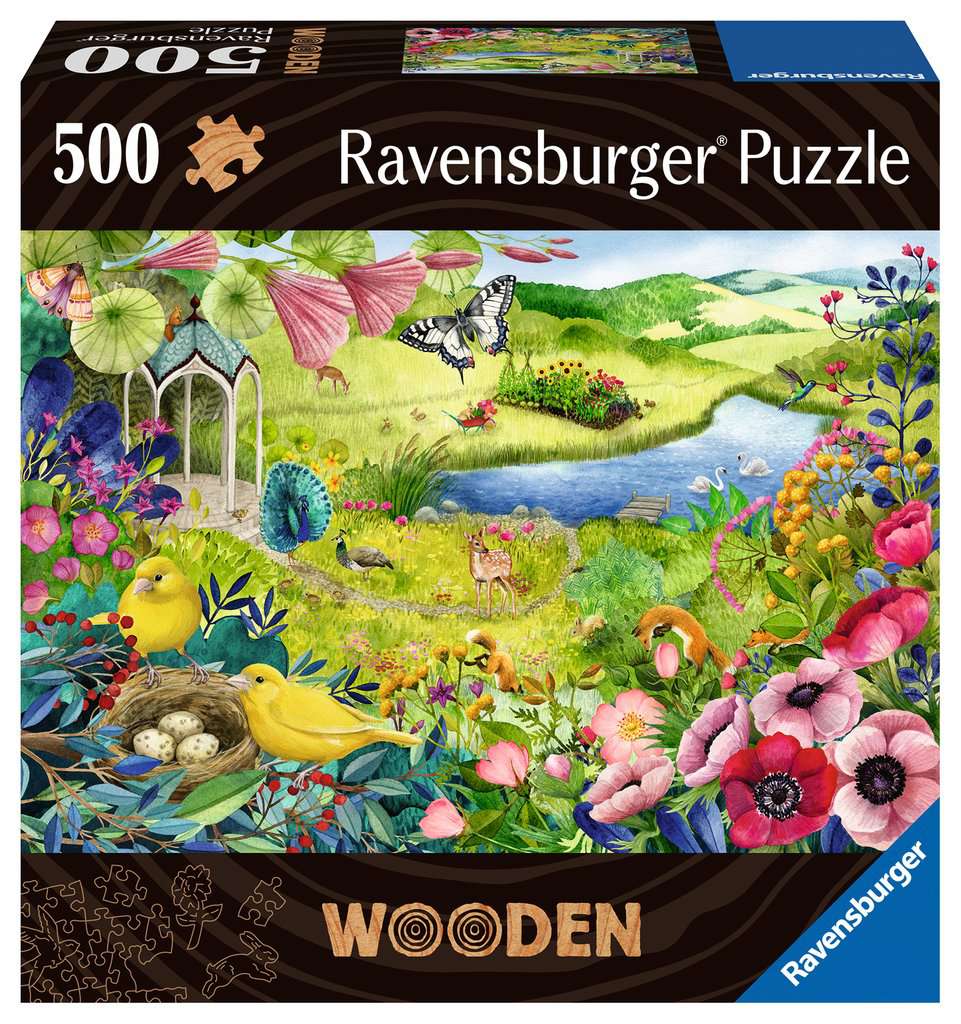 Nature Garden 500 pc Wood Puzzle