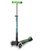 Neochrome Green LED Maxi Deluxe Foldable Micro Kickboard Scooter