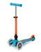 Neon Sunset Orange & Aqua LED Mini Deluxe Foldable Micro Kickboard Scooter