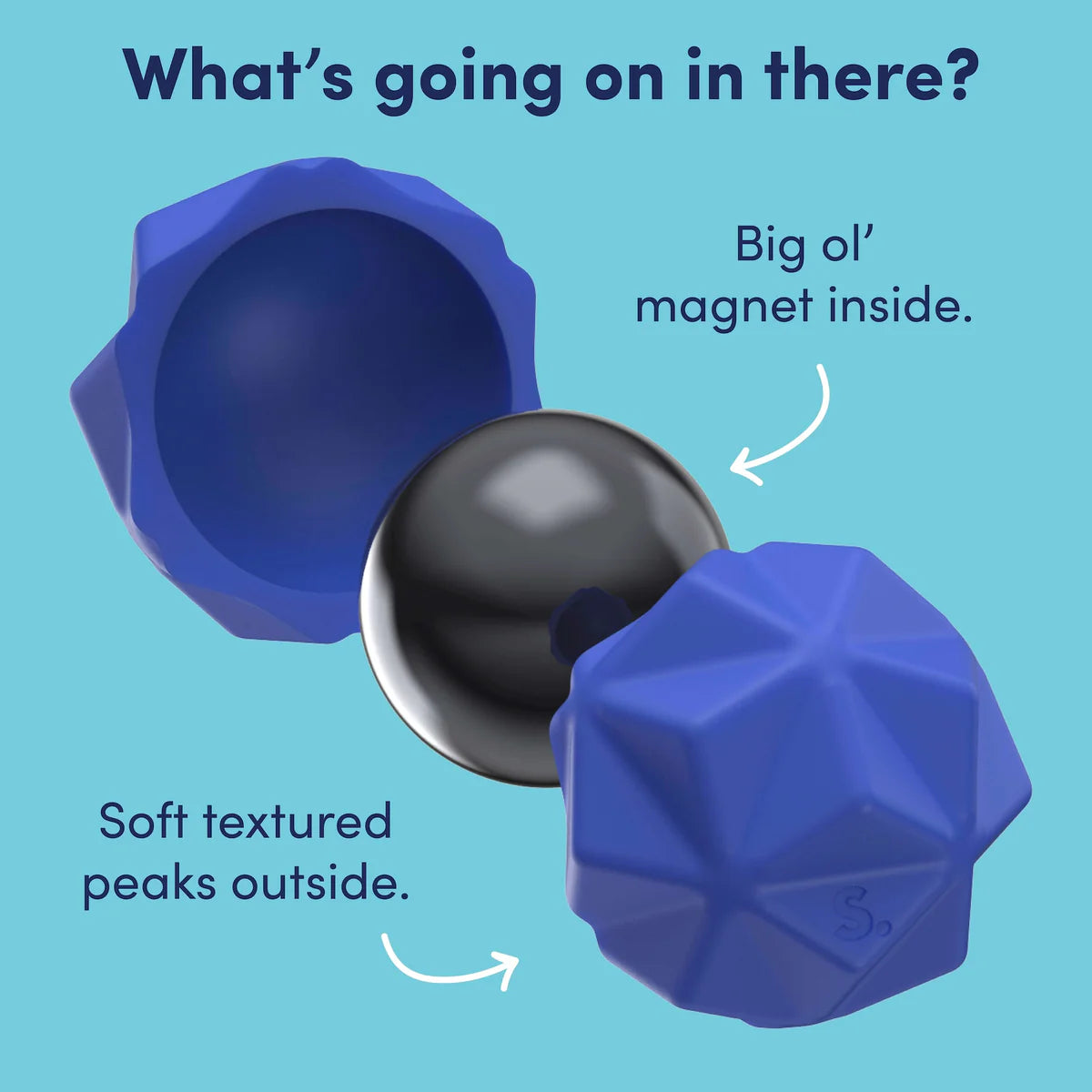 Odds Blue Peaks Silicone Fidget Magnets