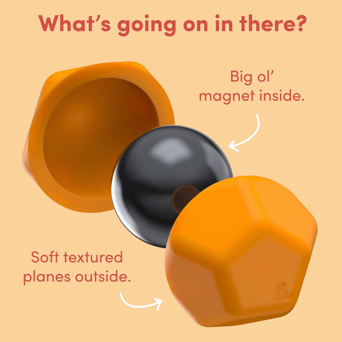 Odds Orange Planes Silicone Fidget Magnets