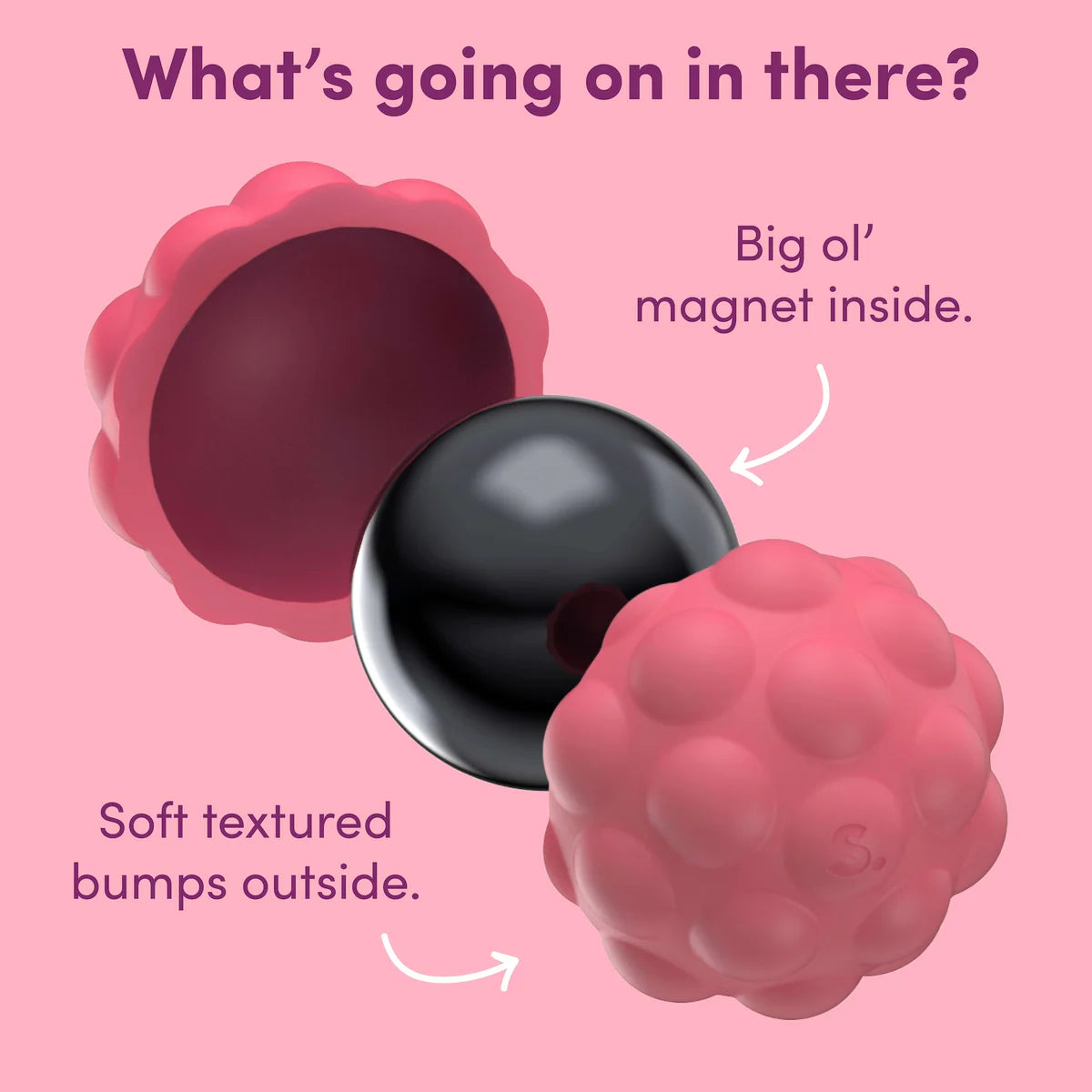 Odds Purple Bumps Silicone Fidget Magnets