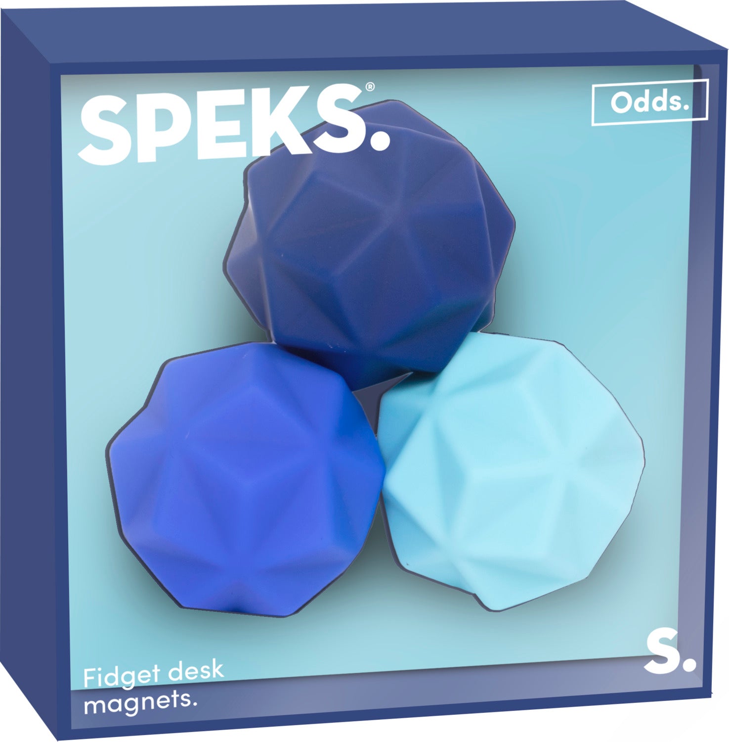 Odds Blue Peaks Silicone Fidget Magnets
