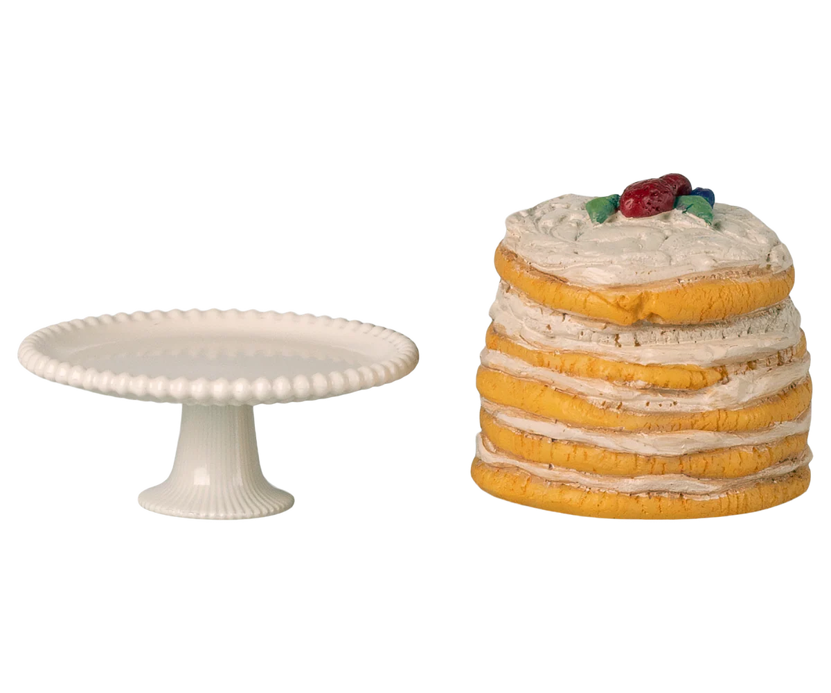 Off White Party Cake & Cake stand for Mouse