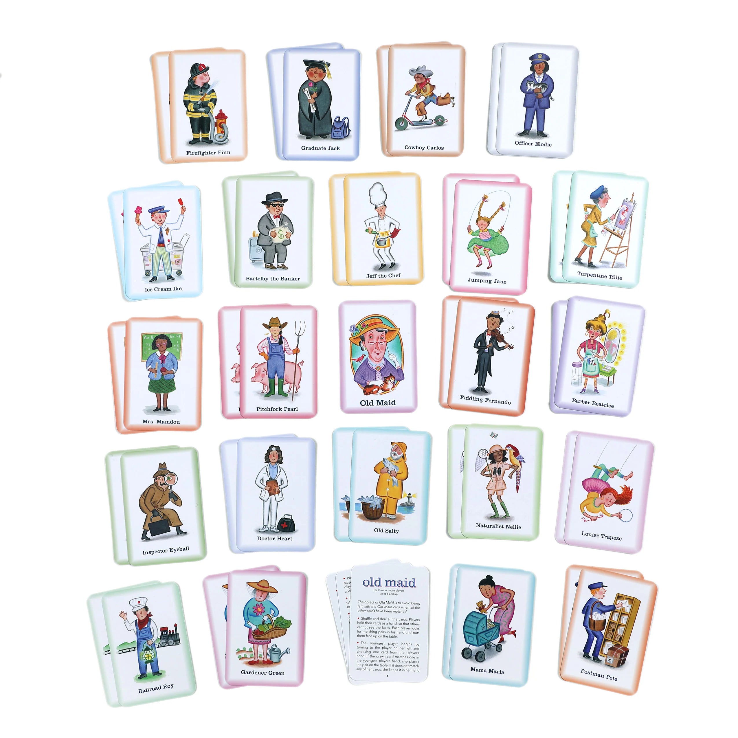 Old Maid Card Game