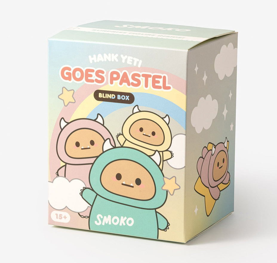 Pastel Hank Yeti Plush Keychain